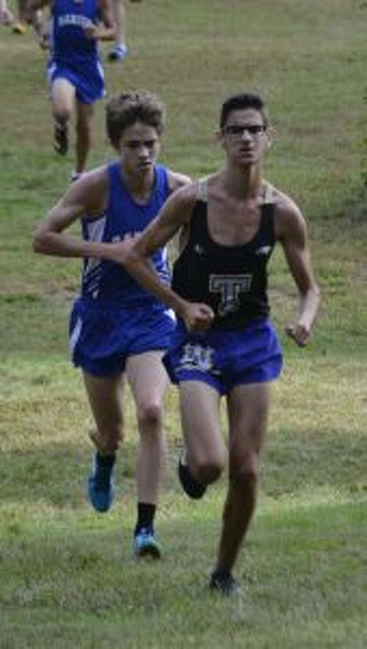 Chris Lepore placed first overall in the quad-meet at Greenwich.