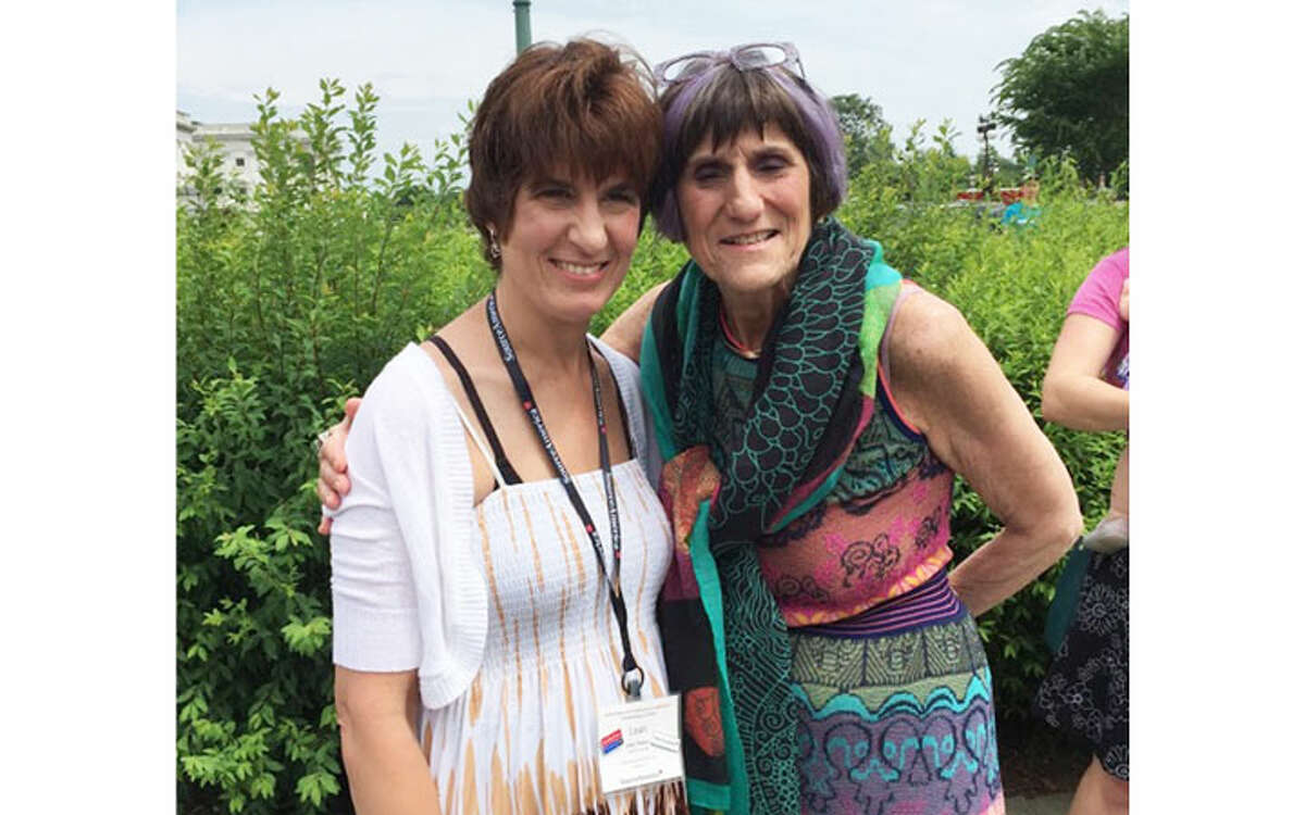 Leah Palmer of Trumbull, left, was one of three representatives from The Kennedy Center who recently participated in SourceAmerica Grassroots Advocacy Conference in Washington, D.C.