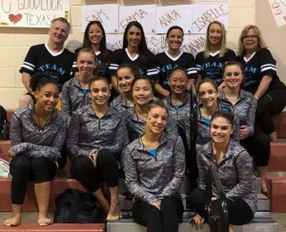 Connecticut Senior Showcase team members (front row) were: Bri Laggis, Foran, and Sarah Rodia, Shelton; (second row) Milayla Dumas, New Milford; Anna Ciriello Norwich Free Academy; Samantha Markland, Trumbull; and Jessica Dolcimascolo, Joel Barlow; (third row) Erin Naclerio, Daniel Hand; Isabelle Messina, Pomperaug; Emma Delia, Newtown; and Natalie Smerling, Trumbull; (fourth row) Eric Fulgum, Norwich Free Academy; Celina Huber, Trumbull; Kelly Smith, Daniel Hand; Kim Longobucco, Shelton; Kyra Umbreit, Foran; and Bethany Mihaly, New Milford.