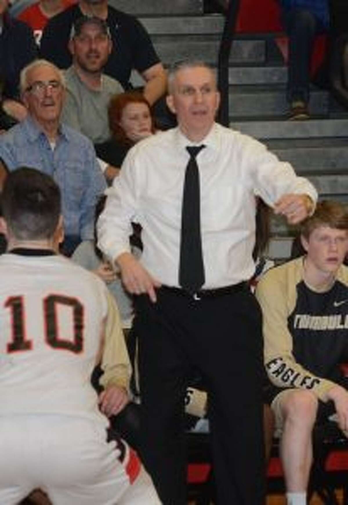 Trumbull coach Buddy Bray has guided his senior-less squad to the FCIAC semifinals.