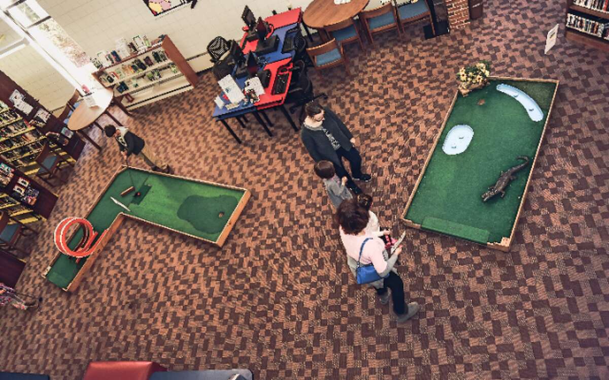 Monday's miniature golf fundraiser at the library will mark the fifth anniversary of this event.