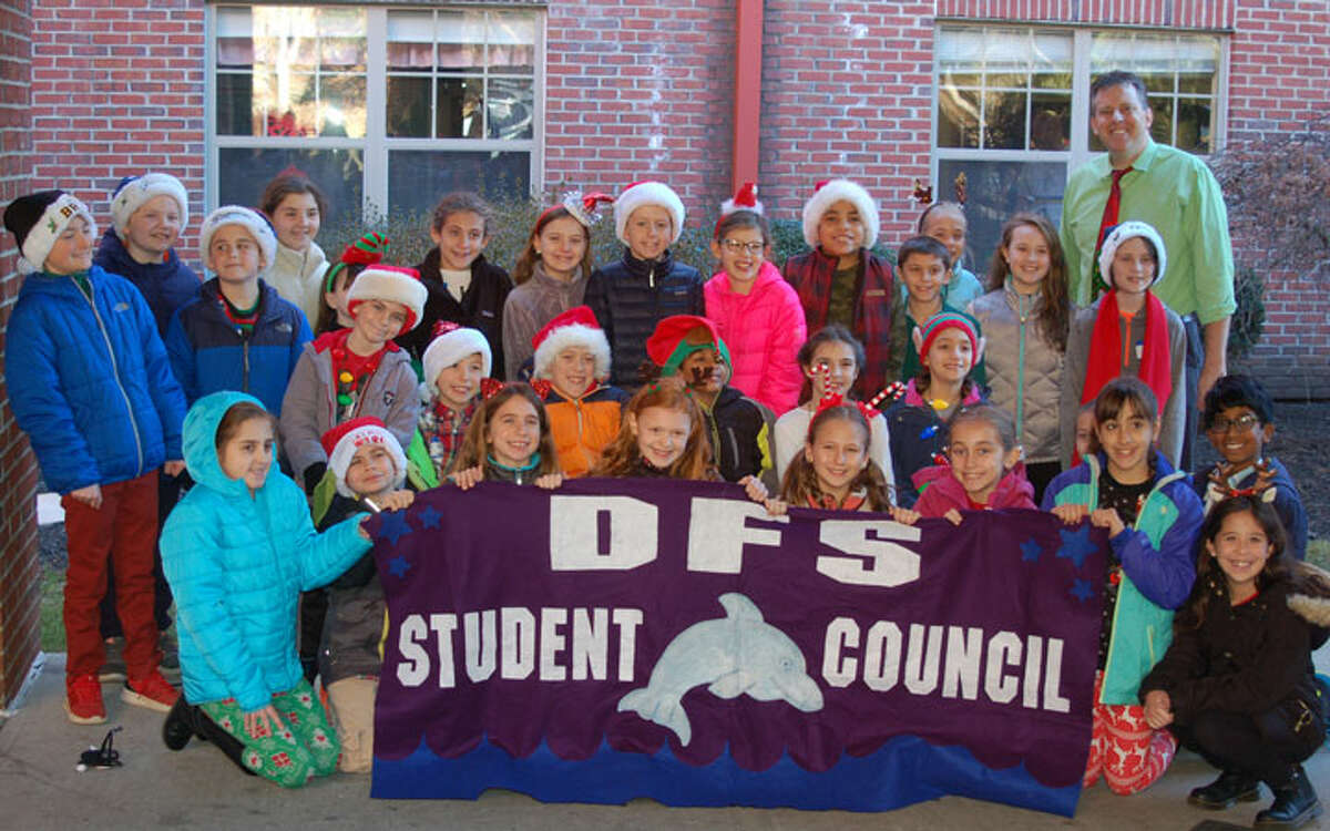Daniels Farm School Student Council caroling