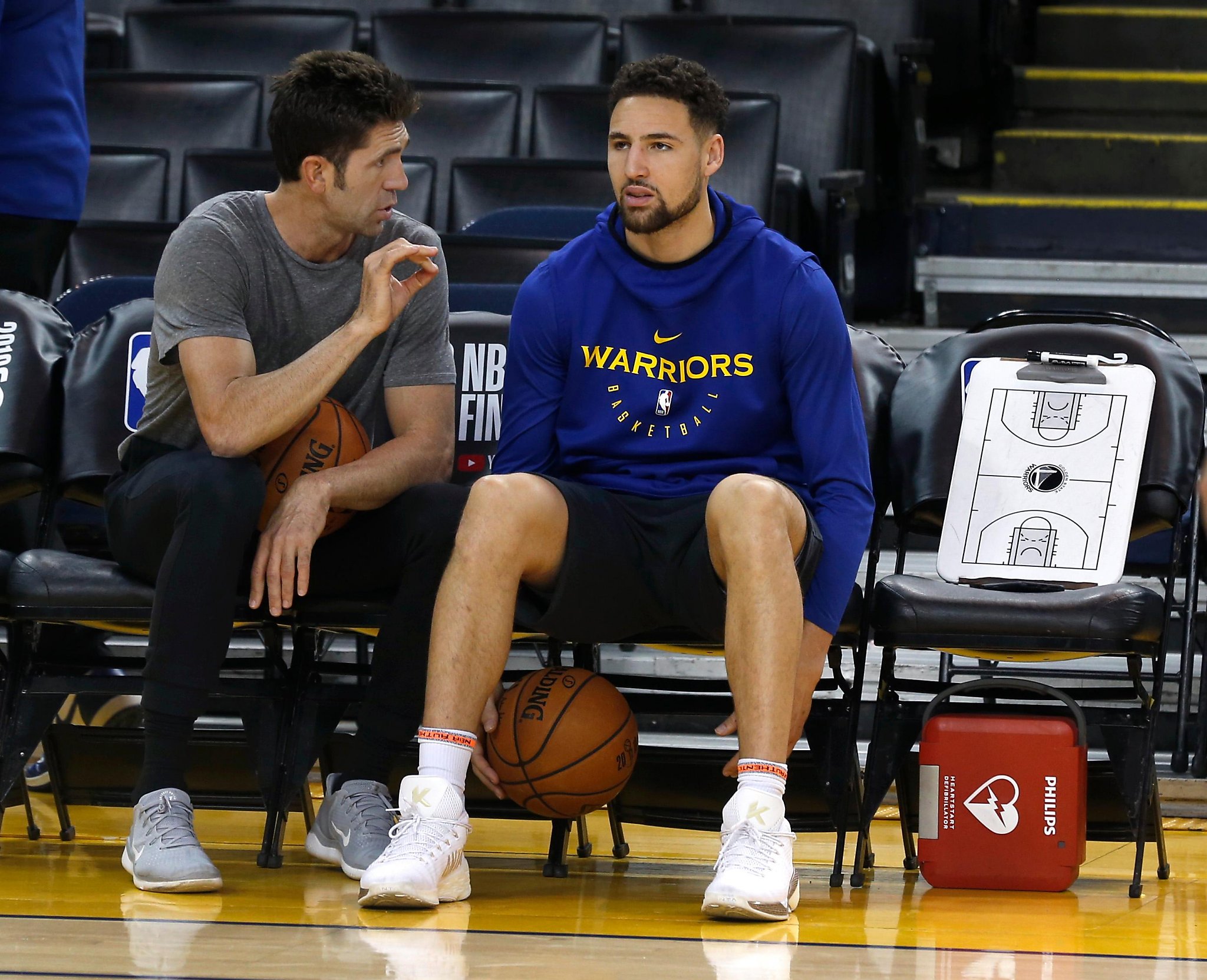 Warriors general manager Bob Myers to meet soon with Kevin Durant, Klay  Thompson