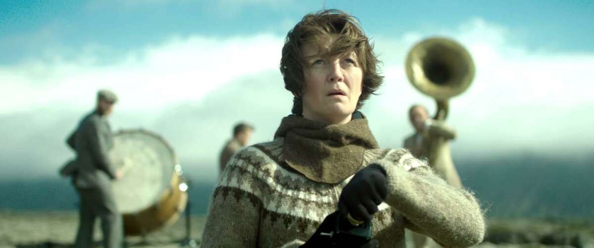 Halldóra Geirharðsdóttir plays an environmental activist in the Iceland-shot film 'Woman at War'
