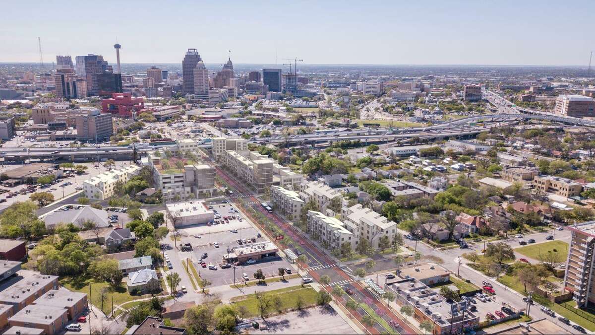 City officials could adopt a set of strategies that would encourage more mixed-use development along major corridors leading into downtown from the North Side, including on San Pedro Avenue.
