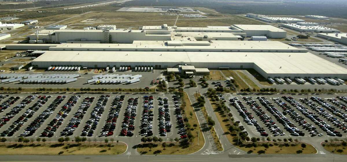 The Toyota Motor Manufacturing, Texas, Inc. plant in south Bexar County is seen in this Jan. 18, 2013 aerial photo.