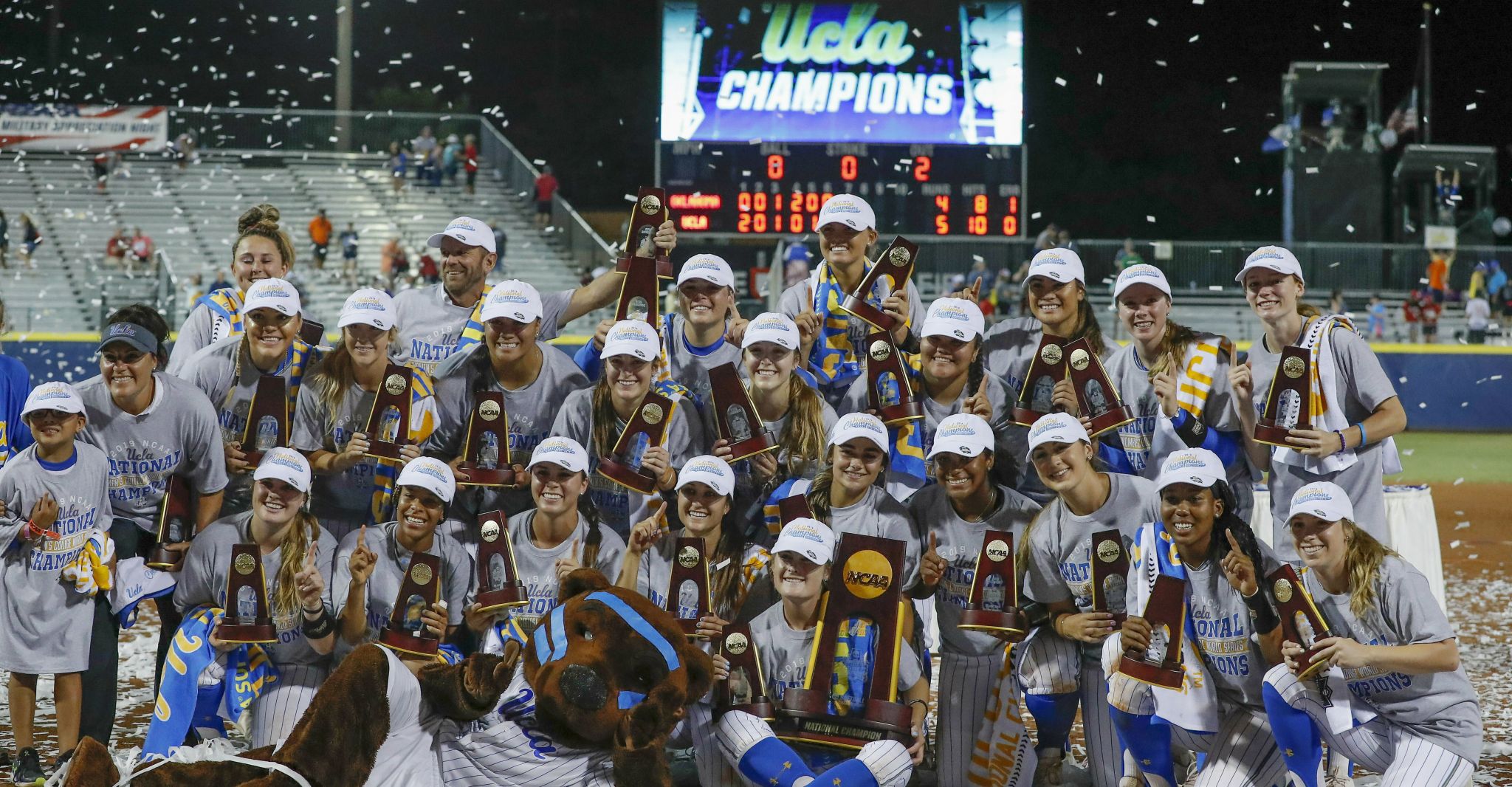 UCLA claims 13th national softball title with walkoff win Houston