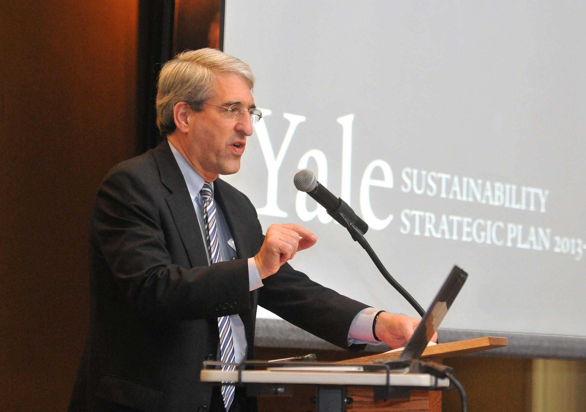 Yale president: More work to do on New Haven hiring