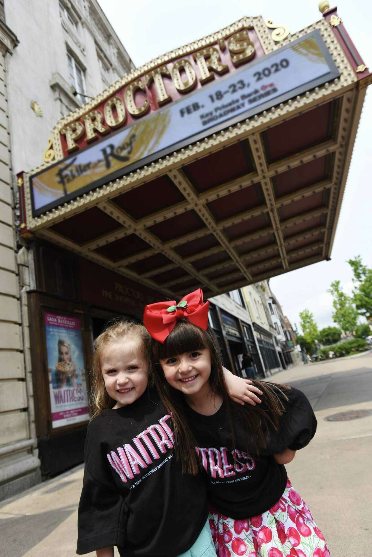 Genevieve Carmichael of Amsterdam, left, and Viviana DiMezza of Perth will play Lulu, the daughter of the title character in the musical "Waitress," playing at at Proctors June 11 to 16. (Photo courtesy Proctors.)