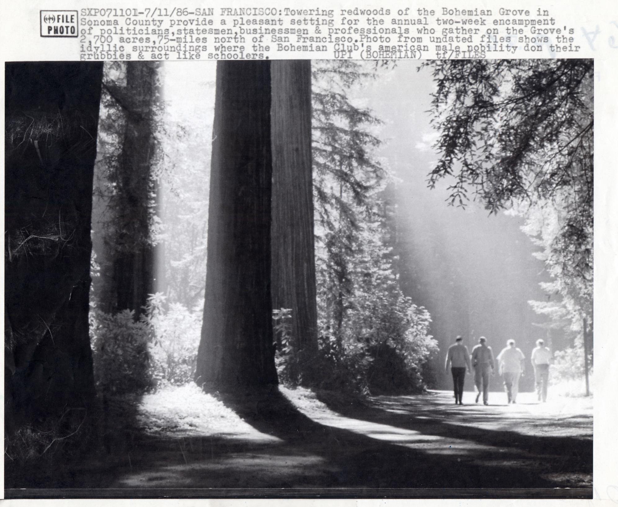 Sonoma supervisors not crazy about providing deputies to all-male Bohemian  Grove