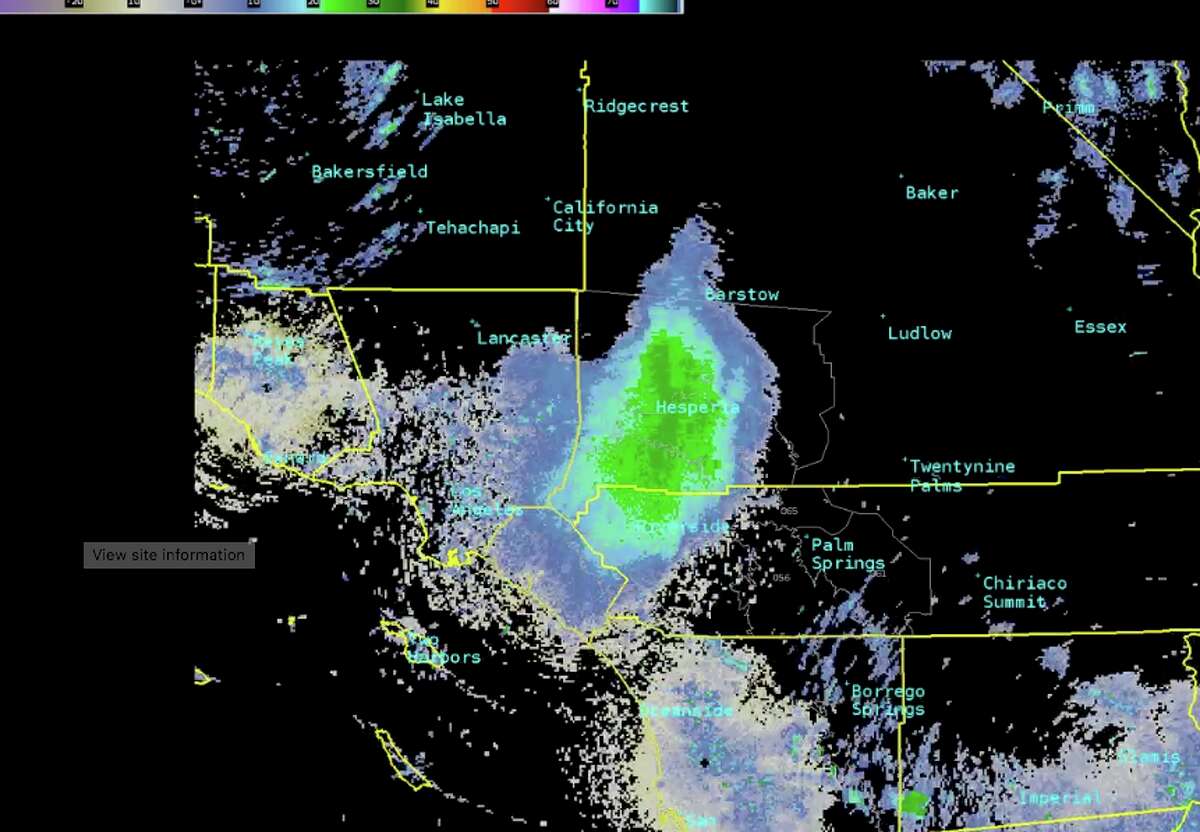 A massive cloud of ladybugs known as a "bloom" was over the San Gabriel Mountains of California and appeared on weather radar. Forecasters at the National Weather Service office in San Diego posted a gif.
