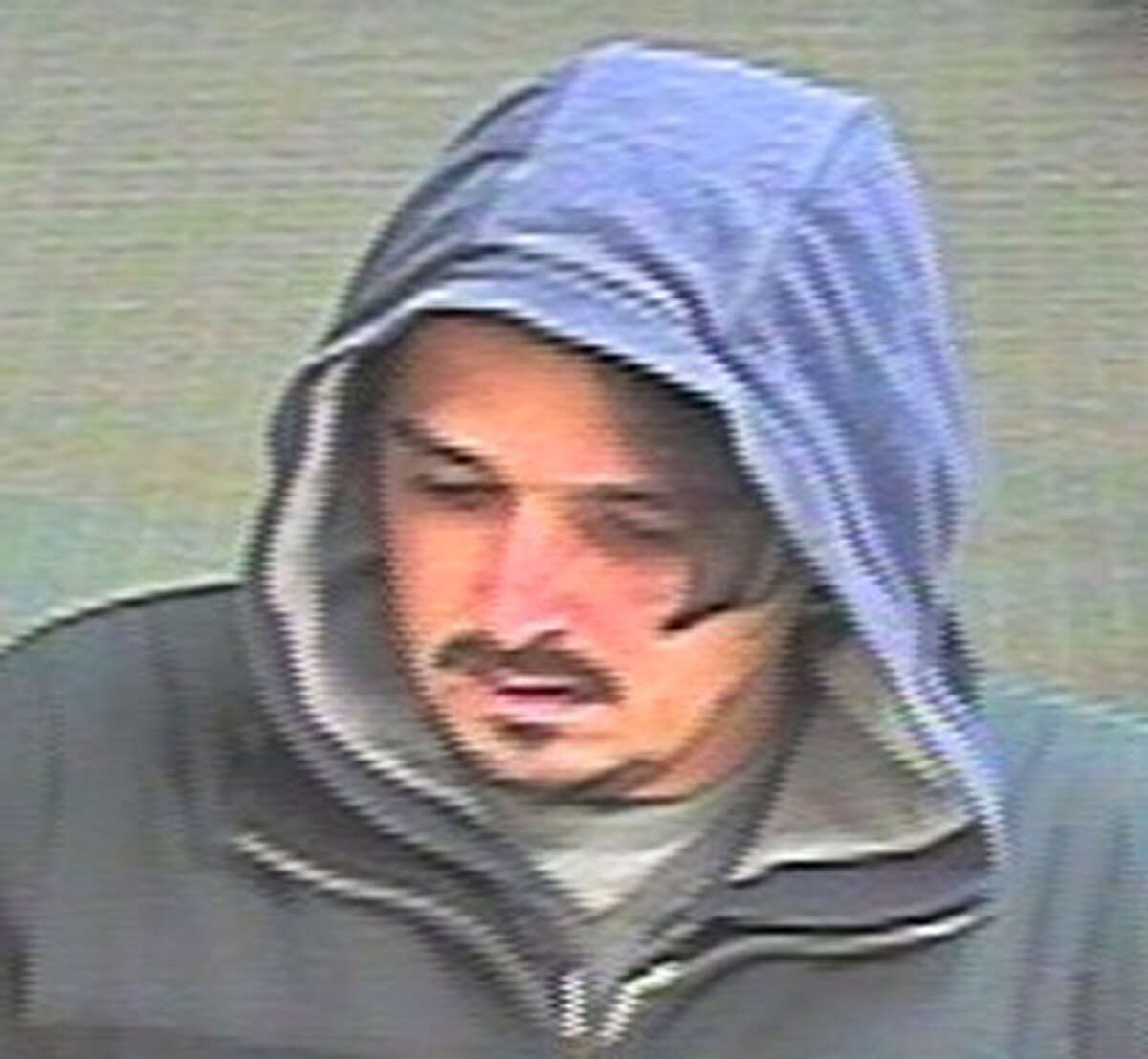 Bank surveillance video photo of suspect.