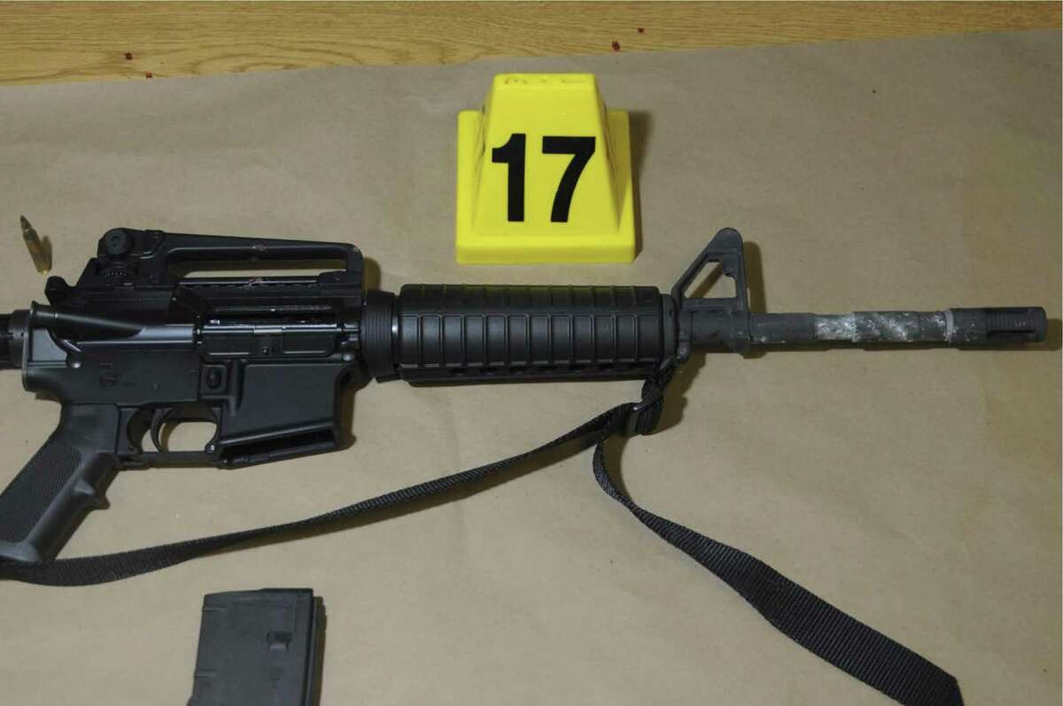 Photos of evidence from the Sandy Hook Elementary School shootings supplied by the Connecticut State Police.