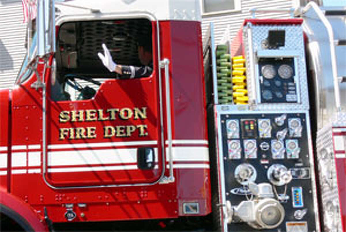 Fire photo of a Shelton Fire Department truck.