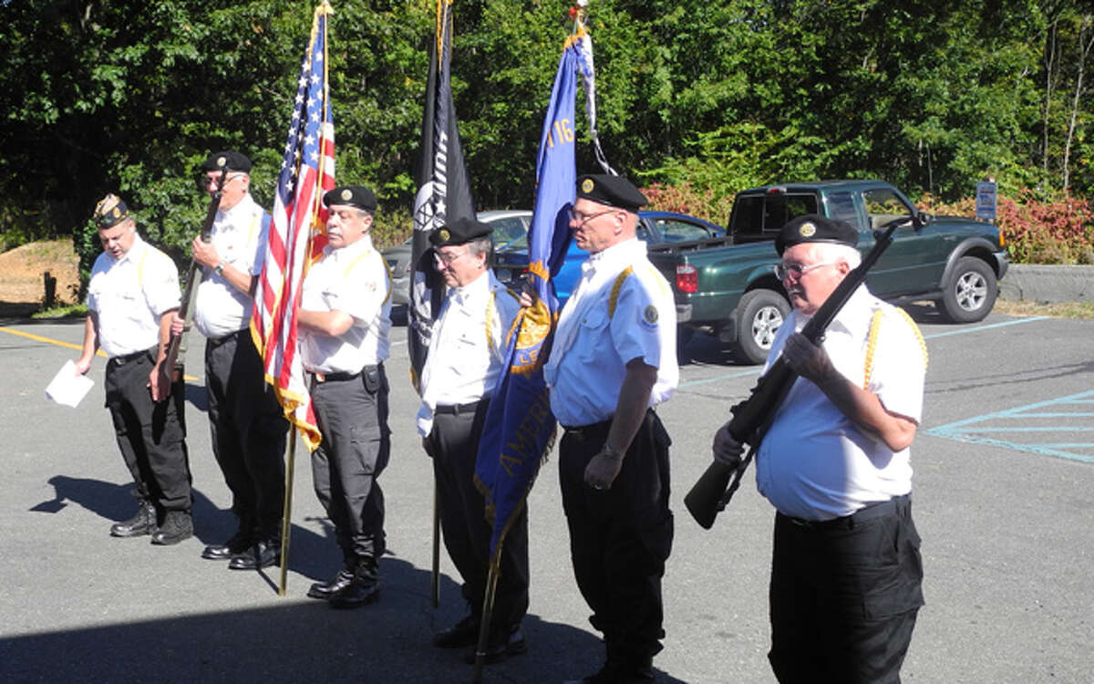 Scouts, Legion and community retire flags in Shelton ceremony