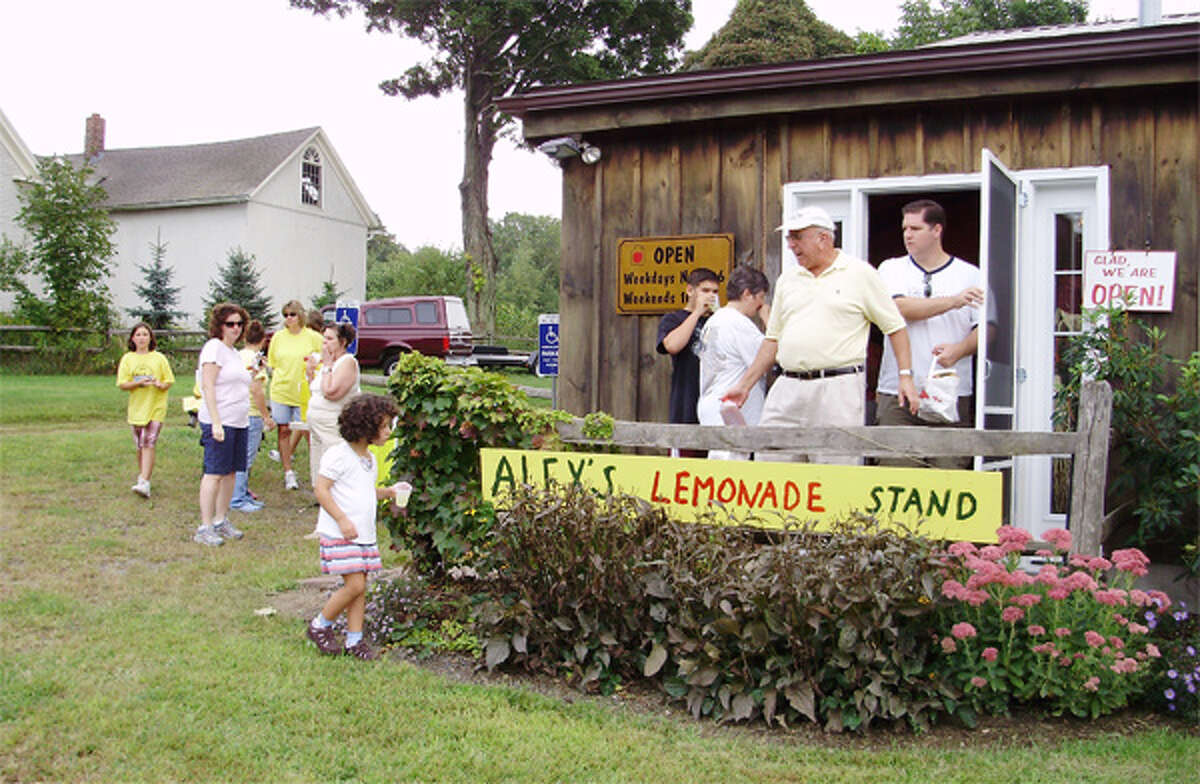 Beardsley’s Cider Mill and Orchard on Route 110 in Shelton will host an Alex’s Lemonade Stand on Saturday and Sunday to benefit childhood cancer research.