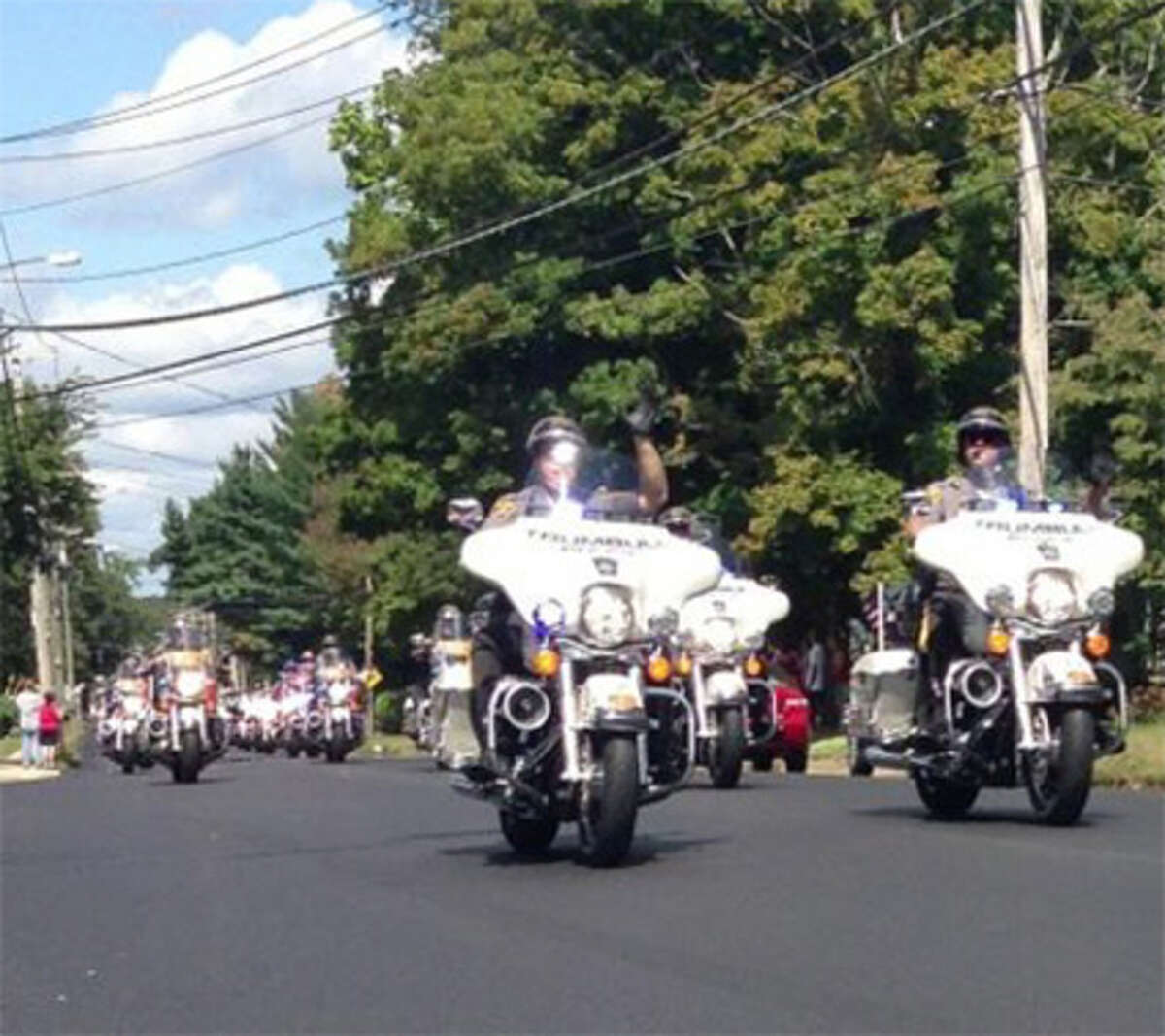 Motorcyclists in the 2013 CT United Ride that passed through 11 towns in Fairfield County.