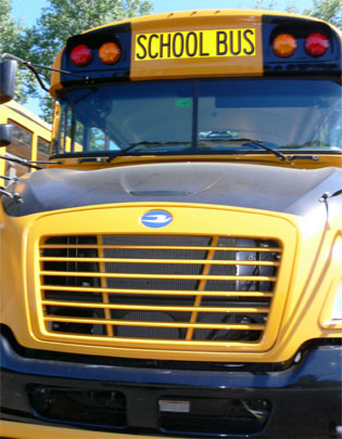 One of the city’s new propane-powered school buses.