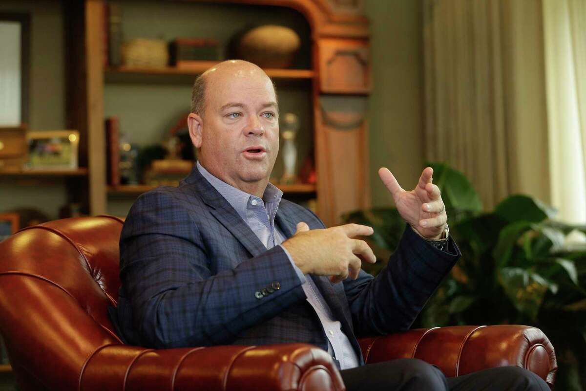 Ryan Lance, ConocoPhillips CEO, in a file photo. ConocoPhillips took a conservative route in a $9.7 billion all-stock deal to snap up Concho Resources, a top producer in the Permian Basin.