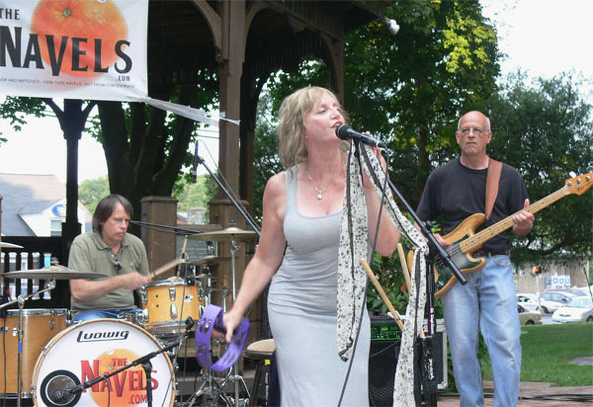 The Navels perform at the Huntington Green in Shelton in 2013. They return this year on July 9.