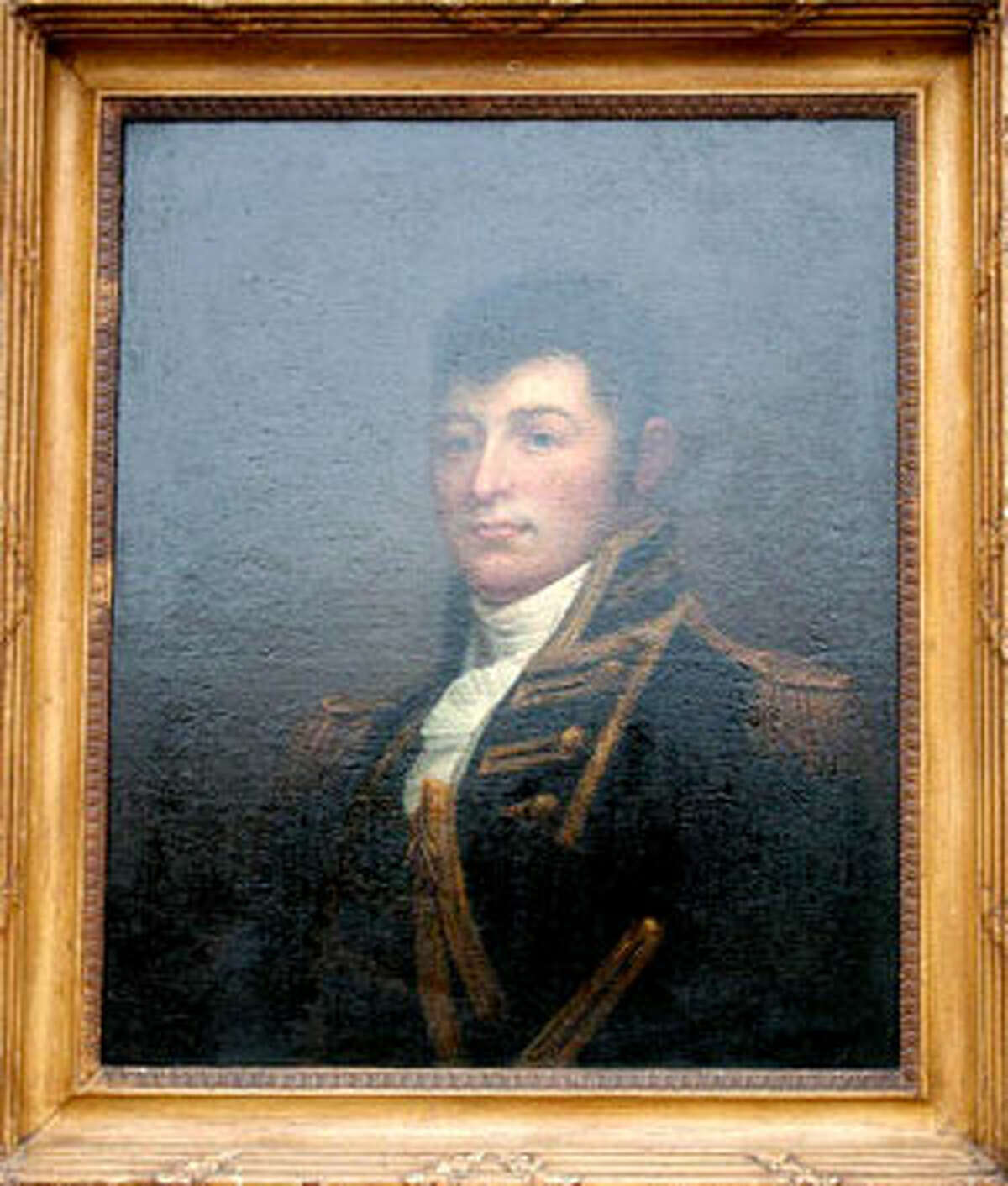 The portrait of Commodore Isaac Hull.