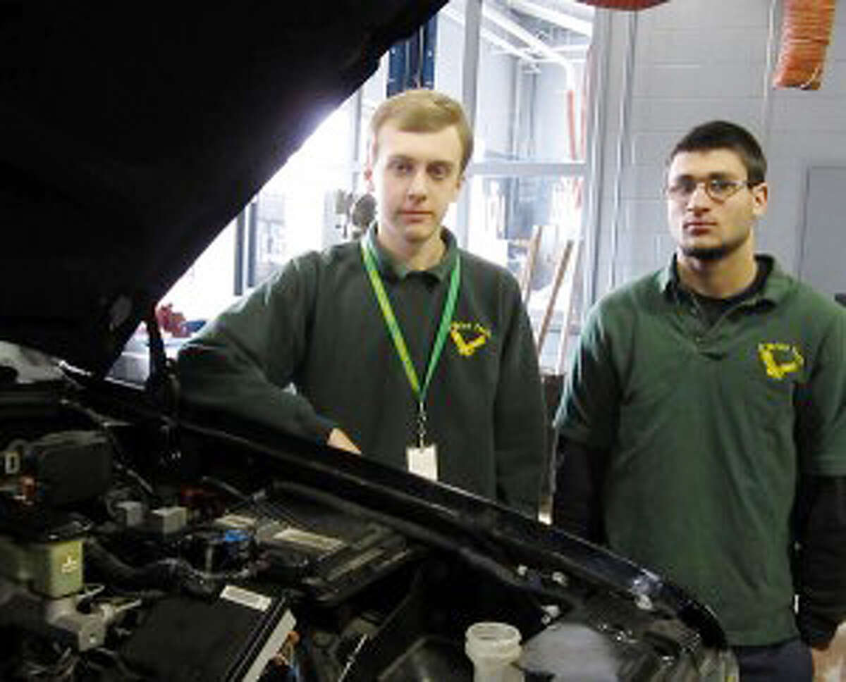 Daniel Tatun and Mike Altman are headed to a national auto tech competition.