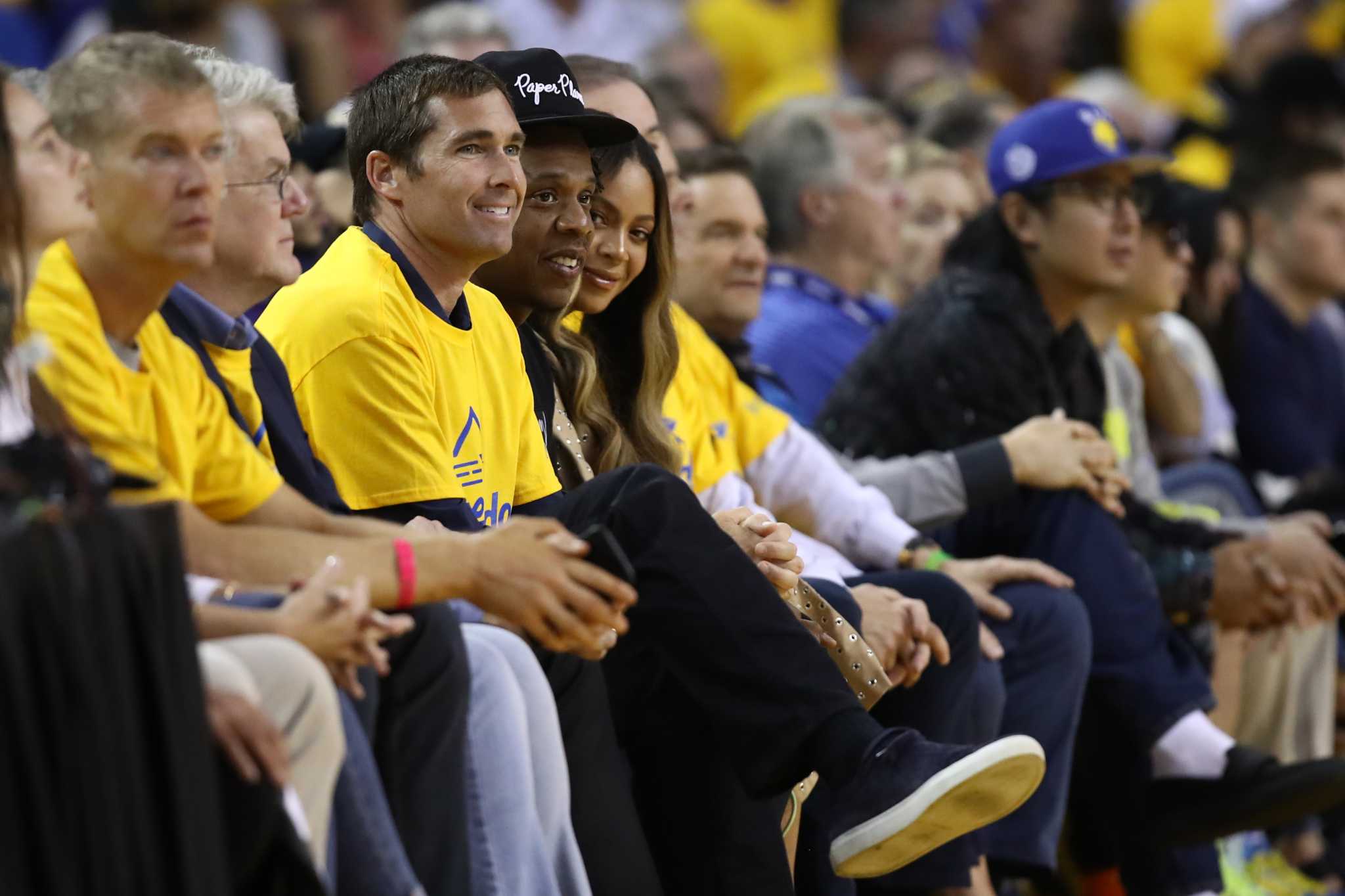 Beyonce & Jay-Z Bring Courtside Style to Rockets-Warriors Playoffs Game:  See the Pics