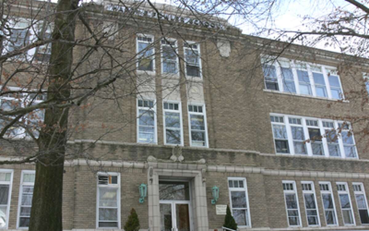 Shelton City Hall on Hill Street, at Coram Avenue, is in a converted school building.