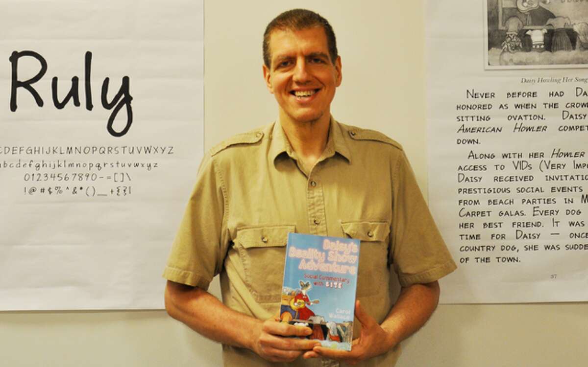 Housatonic Community College webmaster Rich Hubbard has developed more than 15 fonts, including Ruly, which is based on a friend's handwriting and is being used for a new book by a Connecticut writer and artist.
