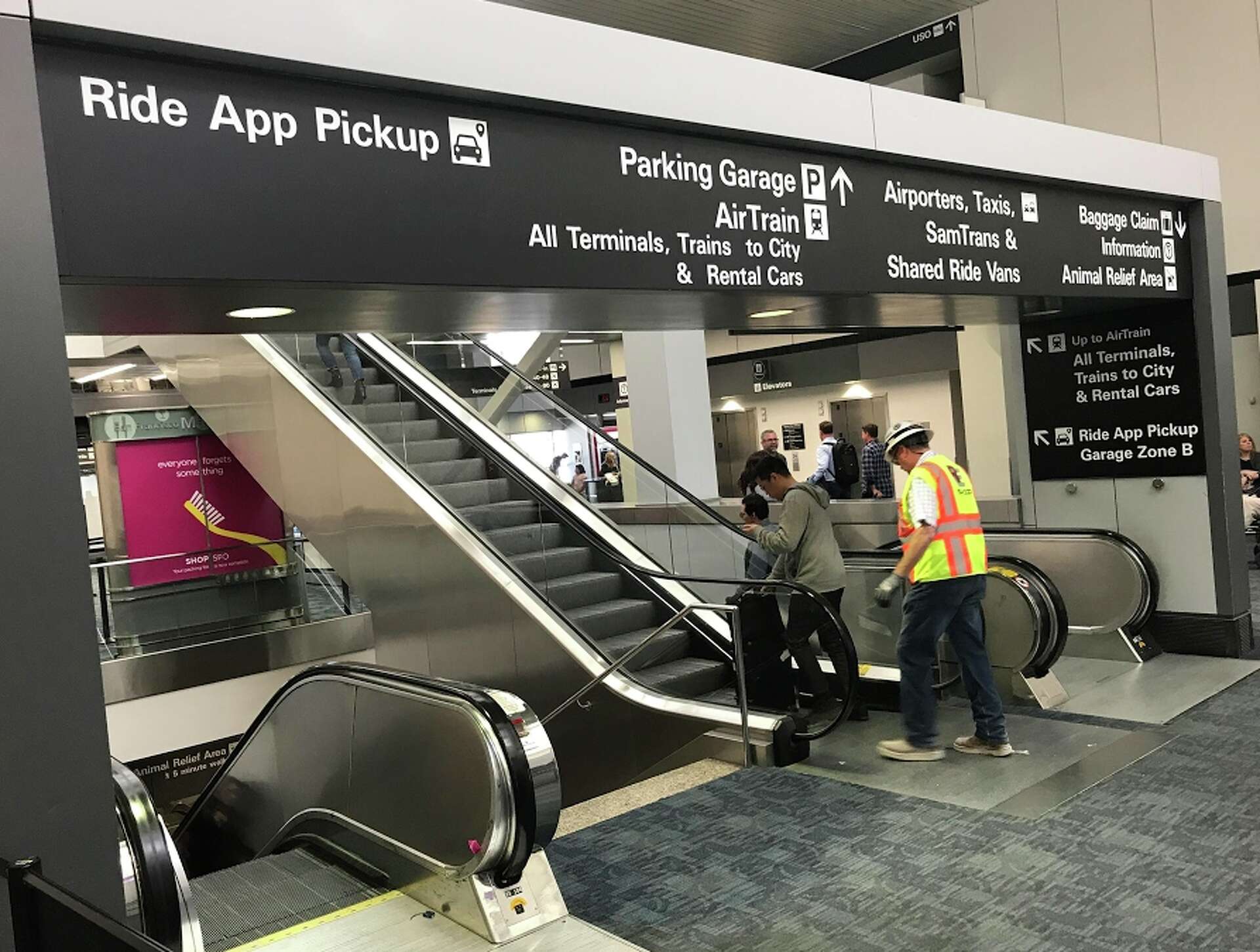 Stepbystep guide to new SFO rideshare pickup zone