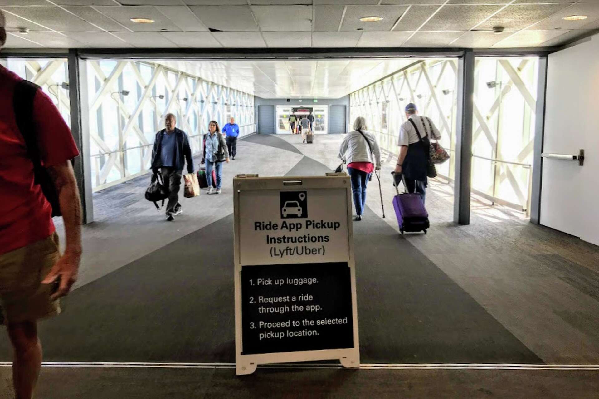 Stepbystep guide to new SFO rideshare pickup zone