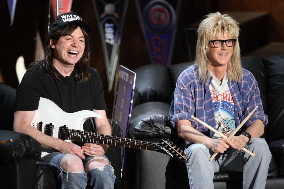BELMONT Dana Carvey  Stand-up comedian and actor. Best known as "Saturday Night Live" cast member from 1986-1993 and starring as Garth Algar in "Wayne's World." (Above: As Garth at the 2008 MTV Awards.)