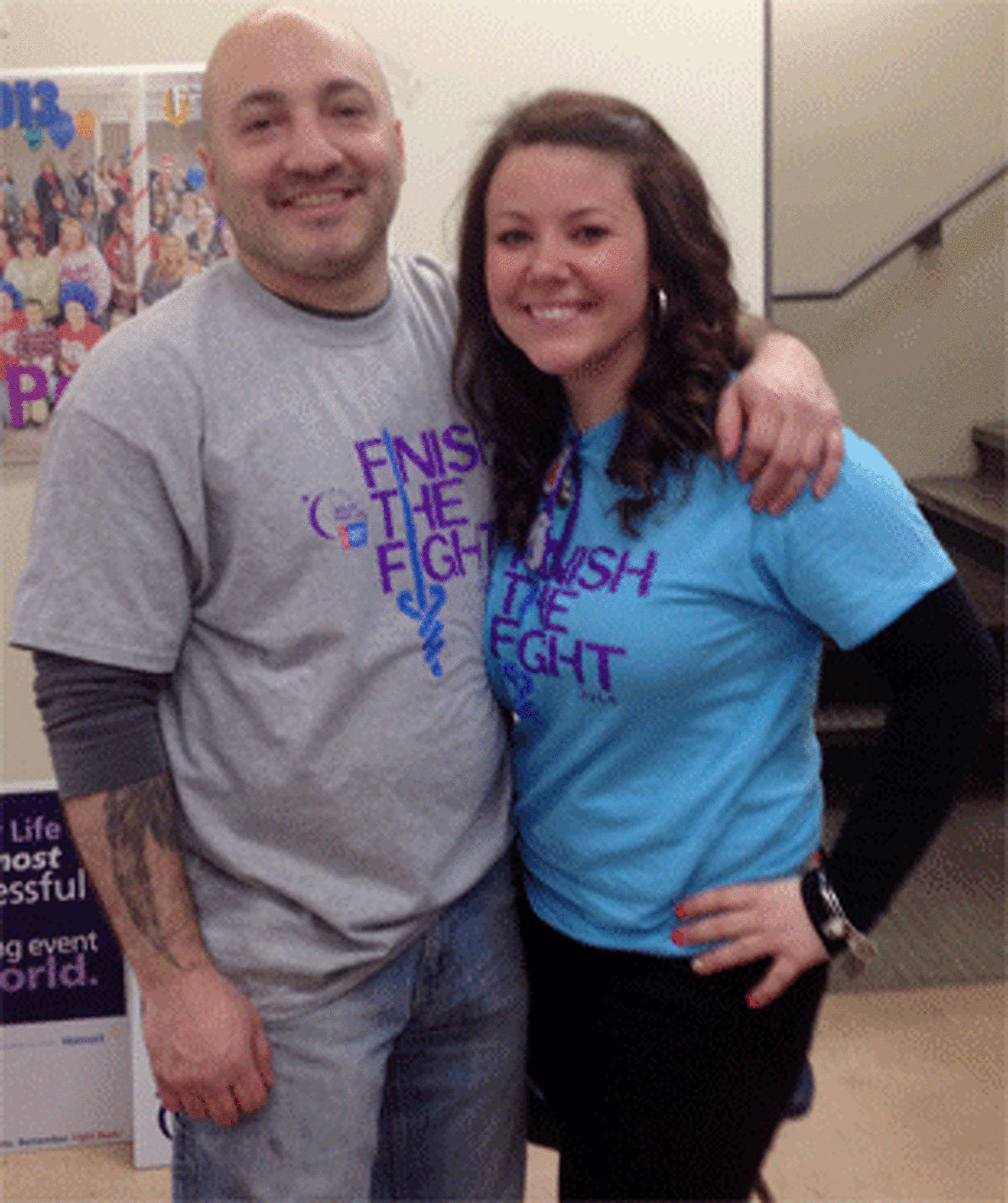 Jason Carlucci and Kristen Ostrowski are co-chairmen of this year’s Shelton and Naugatuck Valley Relay for Life, set for Saturday and early Sunday in Shelton.