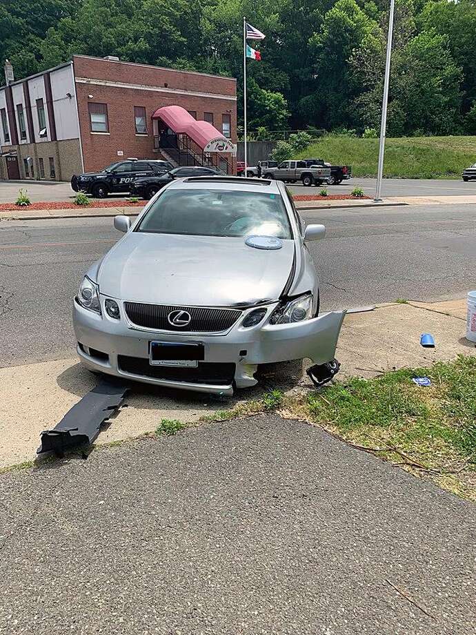 Fire hydrant launched 30 feet after driver crashes into it in Ansonia