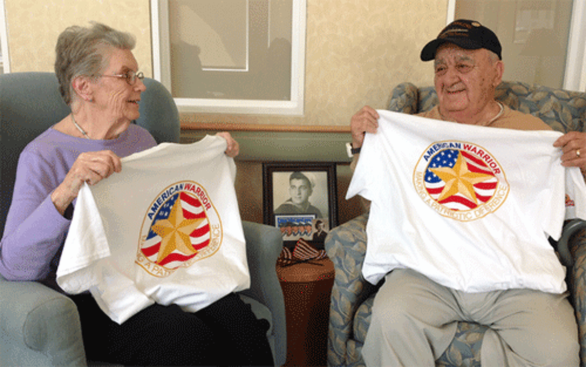 Alice Beaver and Patsy Degennaro of Wesley Village in Shelton.