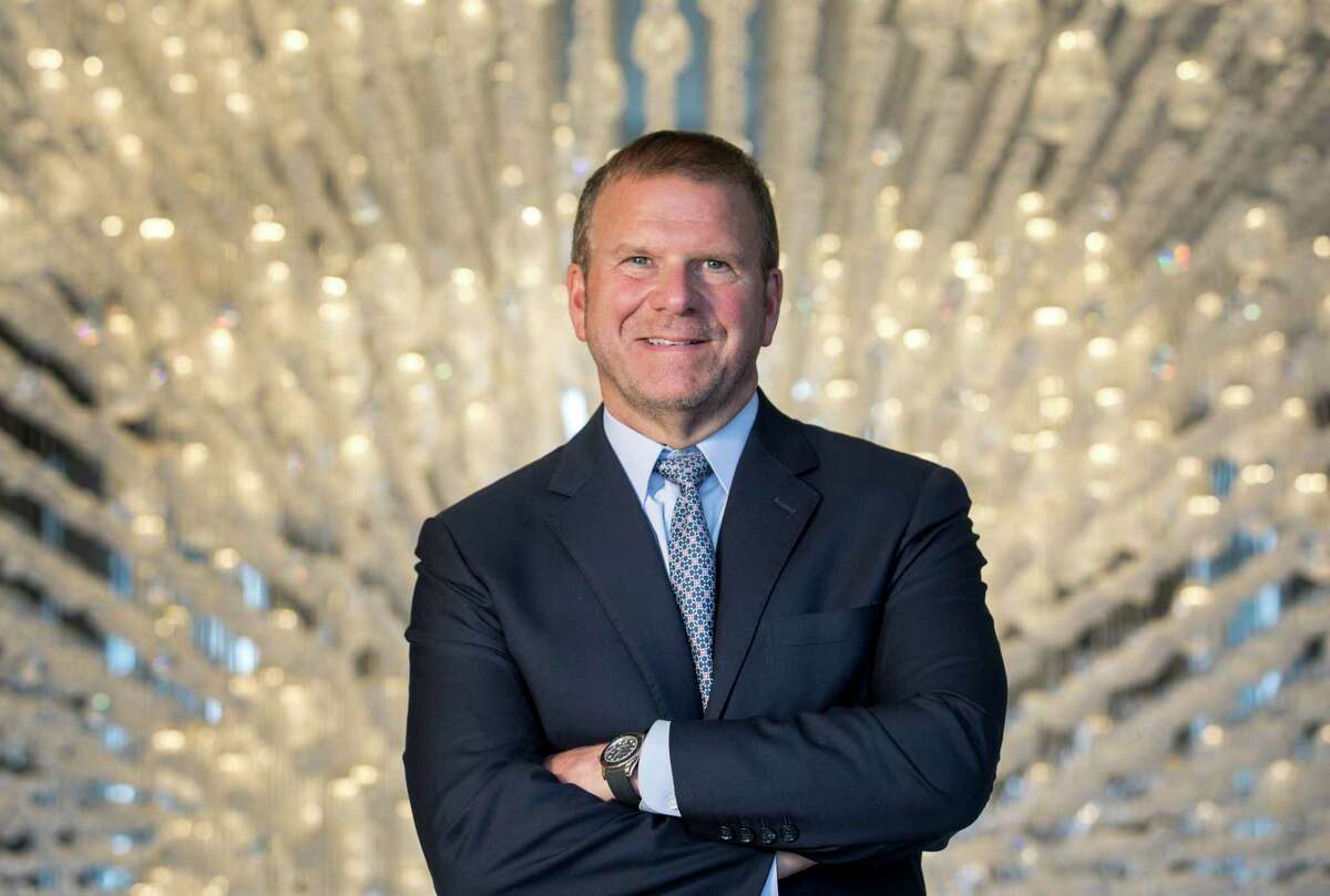 Tilman Fertitta, owner of Landry's, Inc., and the Houston Rockets, poses for a portrait at the Post Oak Hotel at Uptown on Tuesday, May 28, 2019, in Houston.