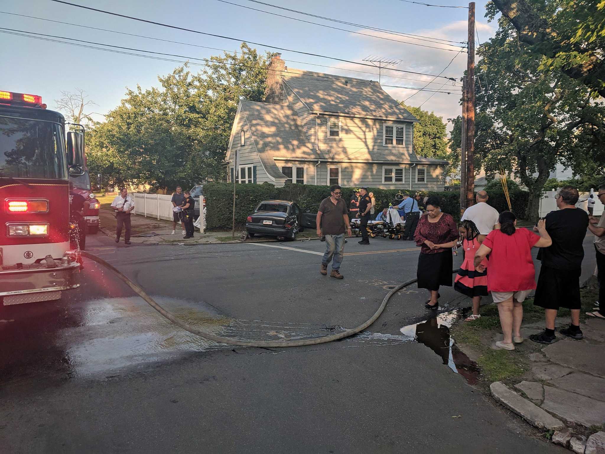 Young child ejected from vehicle in Bridgeport crash