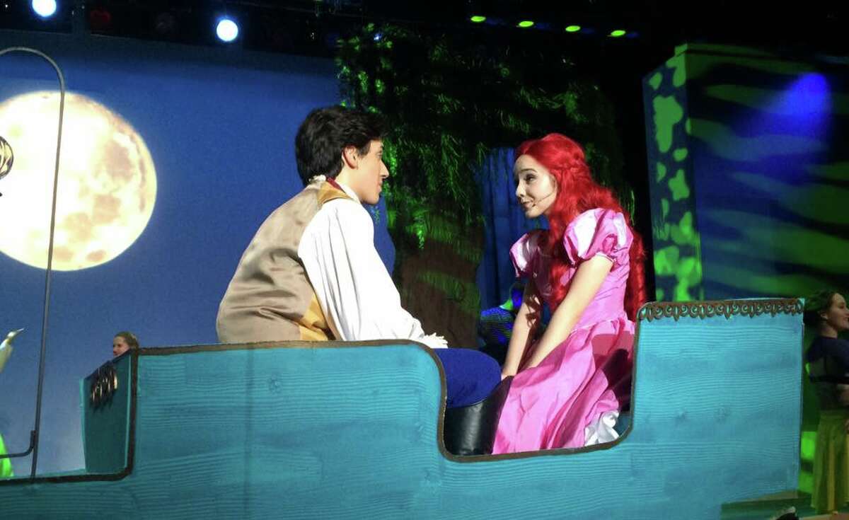 Stephen Casinelli as Prince Eric and Ana Frentress as Ariel.