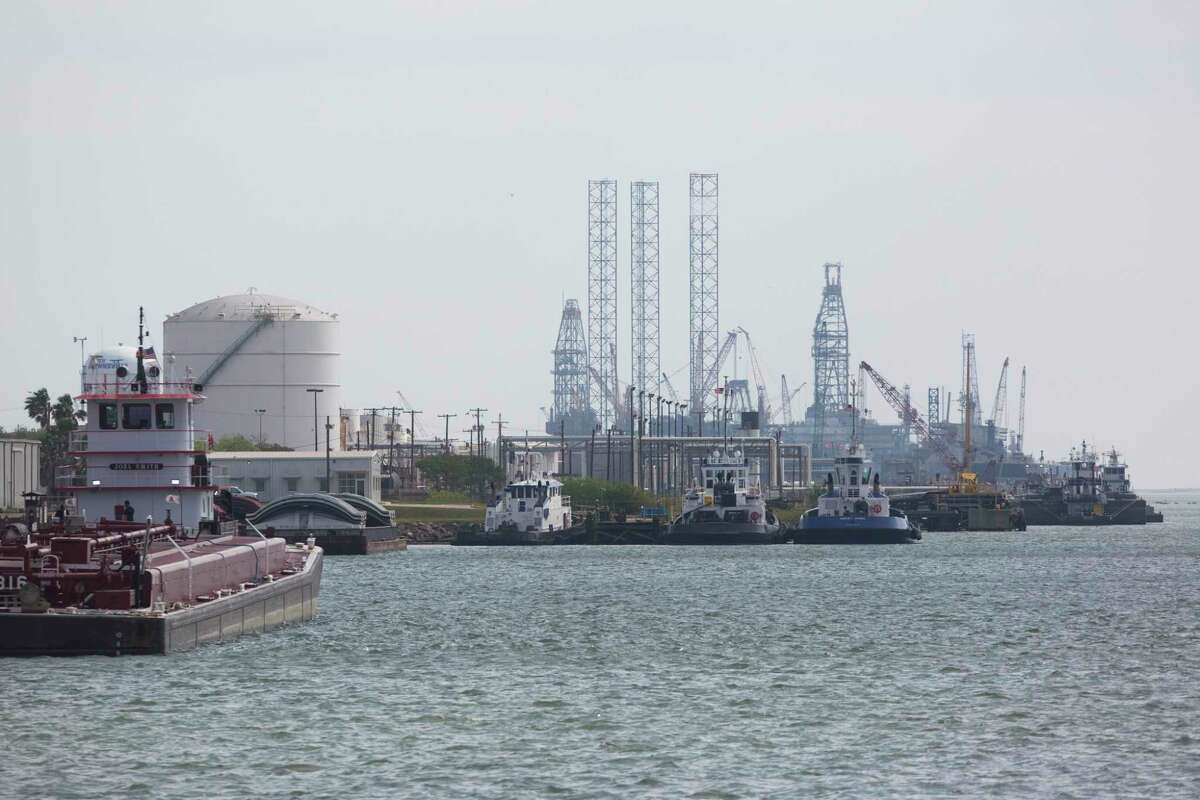 View of a section of the Port of Brownsville on Friday, March 22, 2019 which is connected to the Gulf of Mexico by a 17-mile-long ship channel.