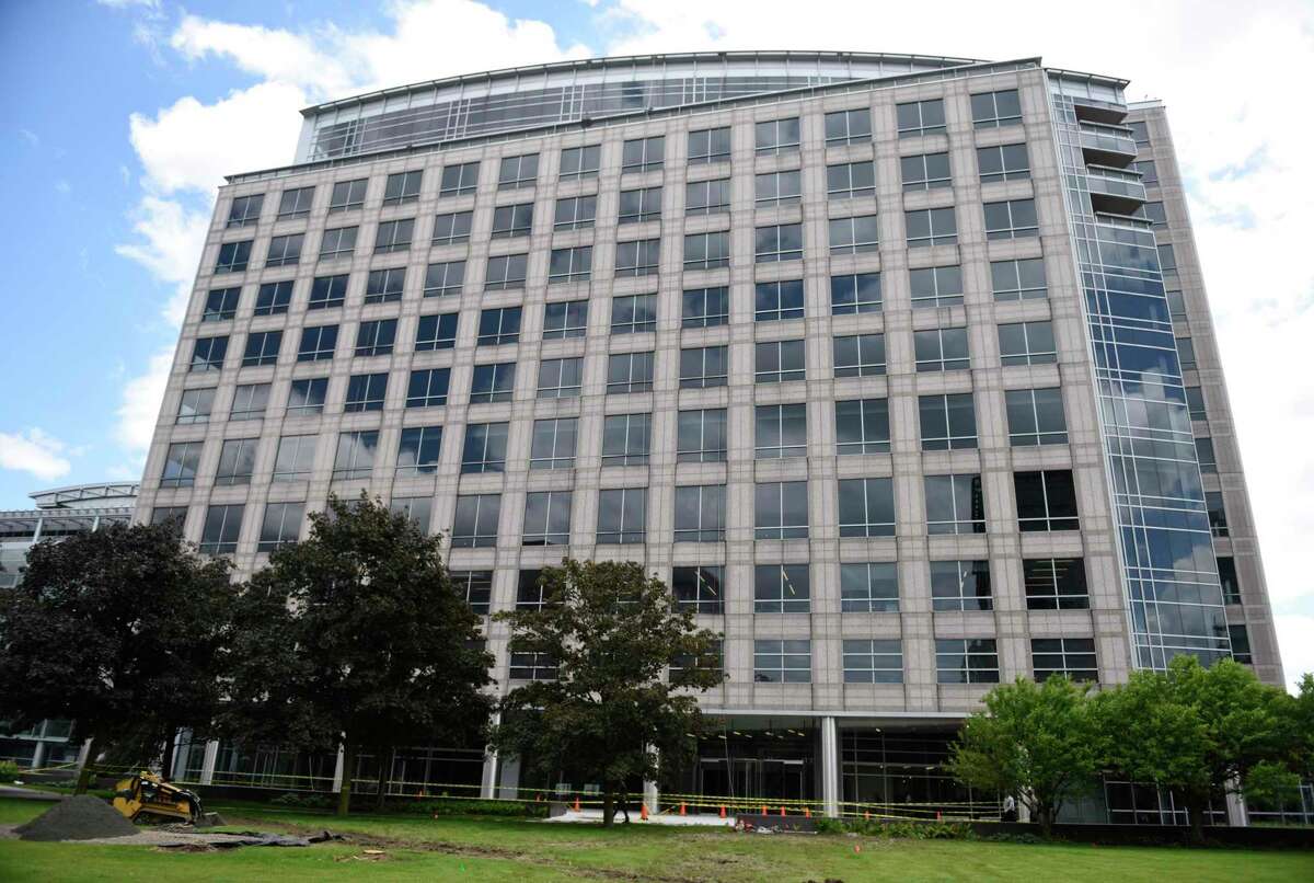 Media and professional-services firm Thomson Reuters plan to relocate, in the second quarter of 2020, its local offices from 1 Station Place to this building at 677 Washington Blvd., in downtown Stamford, Conn.