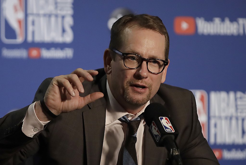 Toronto coach Nick Nurse unfazed by Warriors’ ever-changing lineups