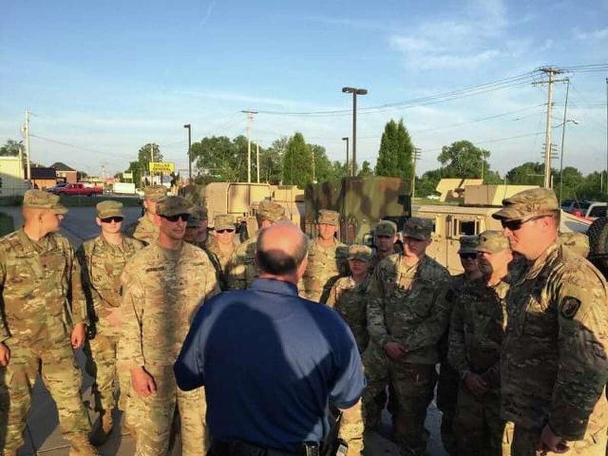 National Guard arrives in Alton Will patrol flood areas, assist police