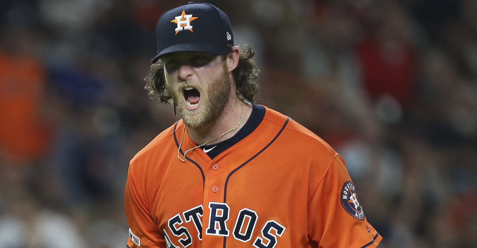 Gerrit Cole plays catch with wife