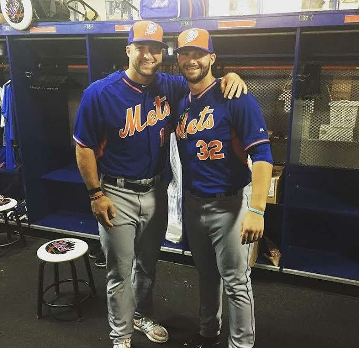 Foran High grad Joe Zanghi has been teammates with Tim Tebow several times on rise through New York Mets’ farm system.