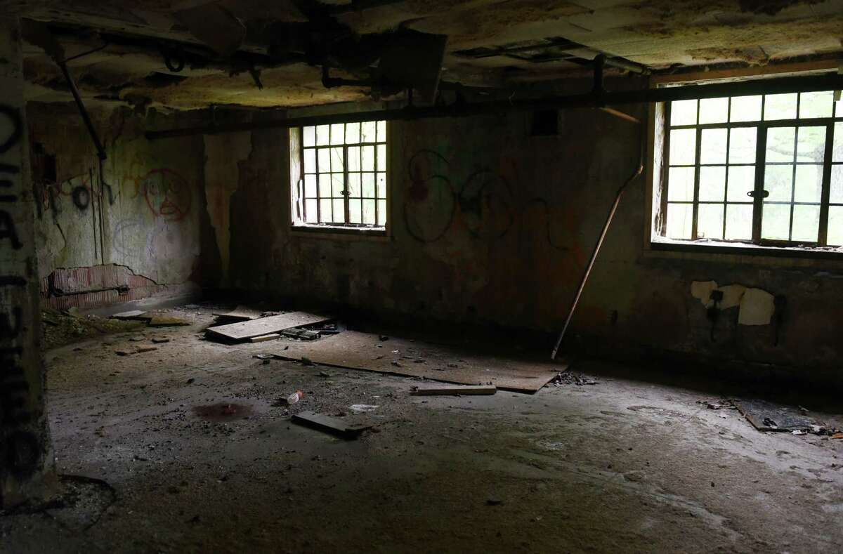 The bottom floor of the Homestead Asylum on Thursday, May 23, 2019 in Middle Grove, NY. (Phoebe Sheehan/Times Union)