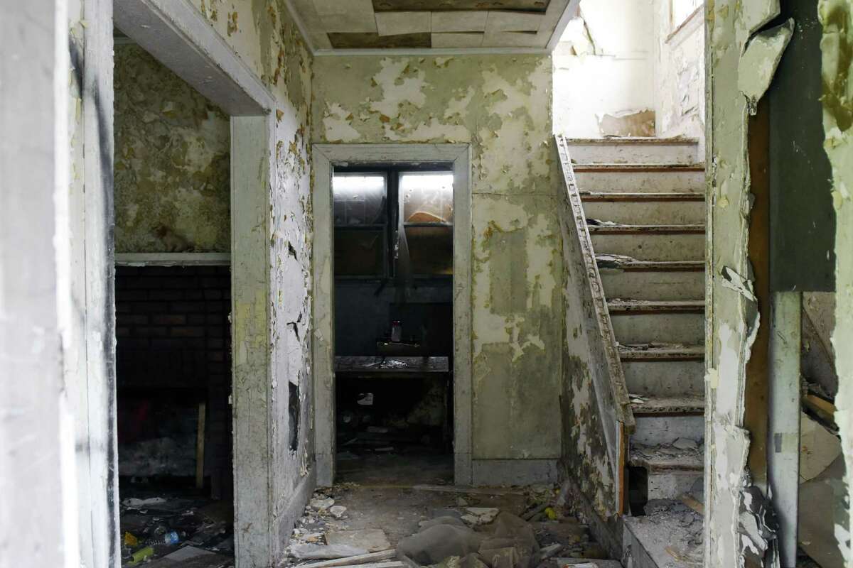 The inside of the caretaker's house for the Homestead Asylum on Thursday, May 23, 2019 in Middle Grove, NY. (Phoebe Sheehan/Times Union)