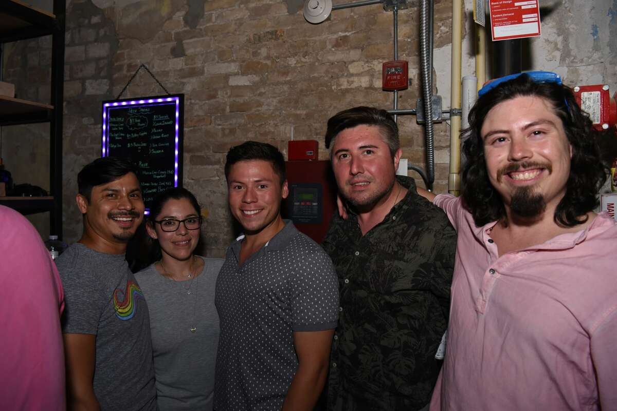 Laredoans celebrate and recognize the LGBTQ community's impact on Laredo with drinks, music and a drag show, at Cold Brew, Friday, June 7, 2019.