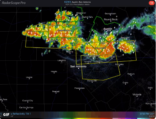 San Antonio bracing for thunderstorms that could bring large hail ...