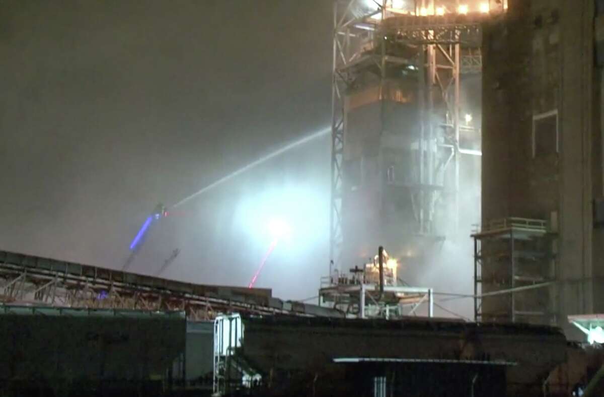 grain silo fire