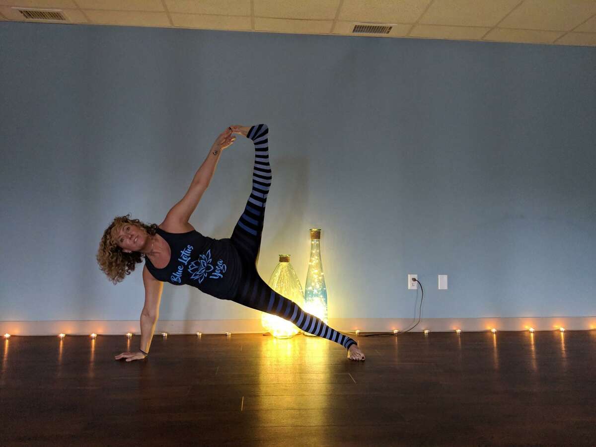 Elaina Weiser, owner of Blue Lotus Yoga in Monroe, has organized a the inaugural Blue Lotus Peace Project Free Community Yoga Class, which will take place from 9 to 10 a.m. June 22, 2019, on the Monroe Green at Route 111.